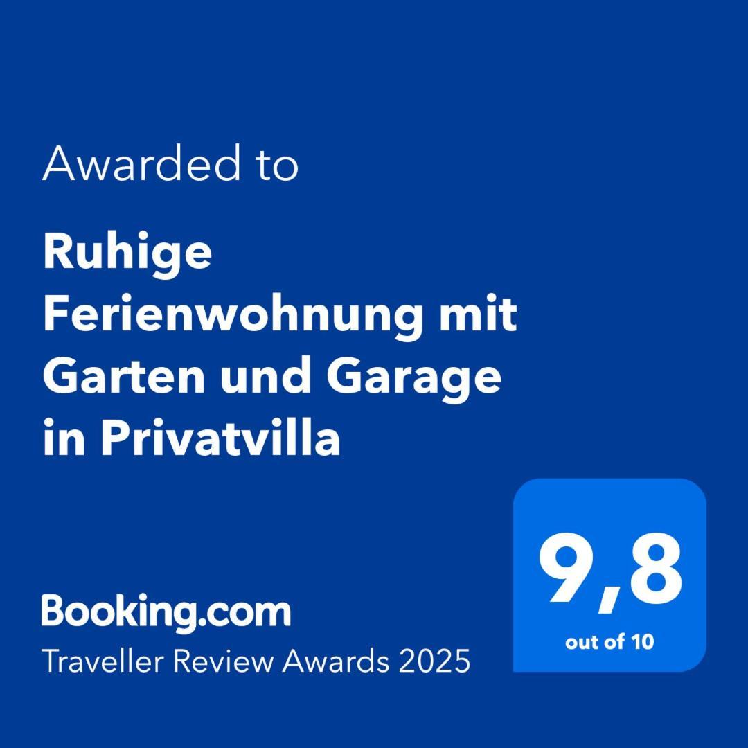 Ruhige Ferienwohnung Mit Garten Und Garage In Privatvilla Марленго Экстерьер фото